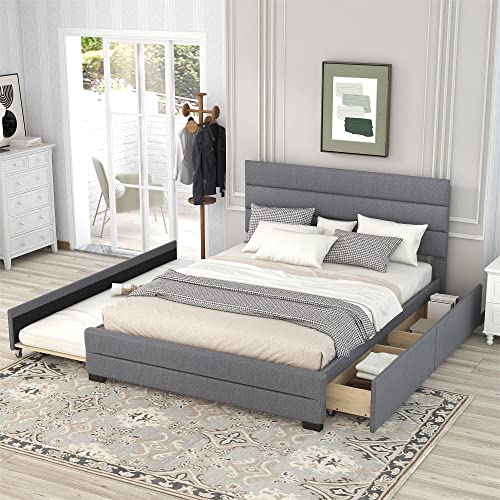 Gray(w Trundle and Drawer)