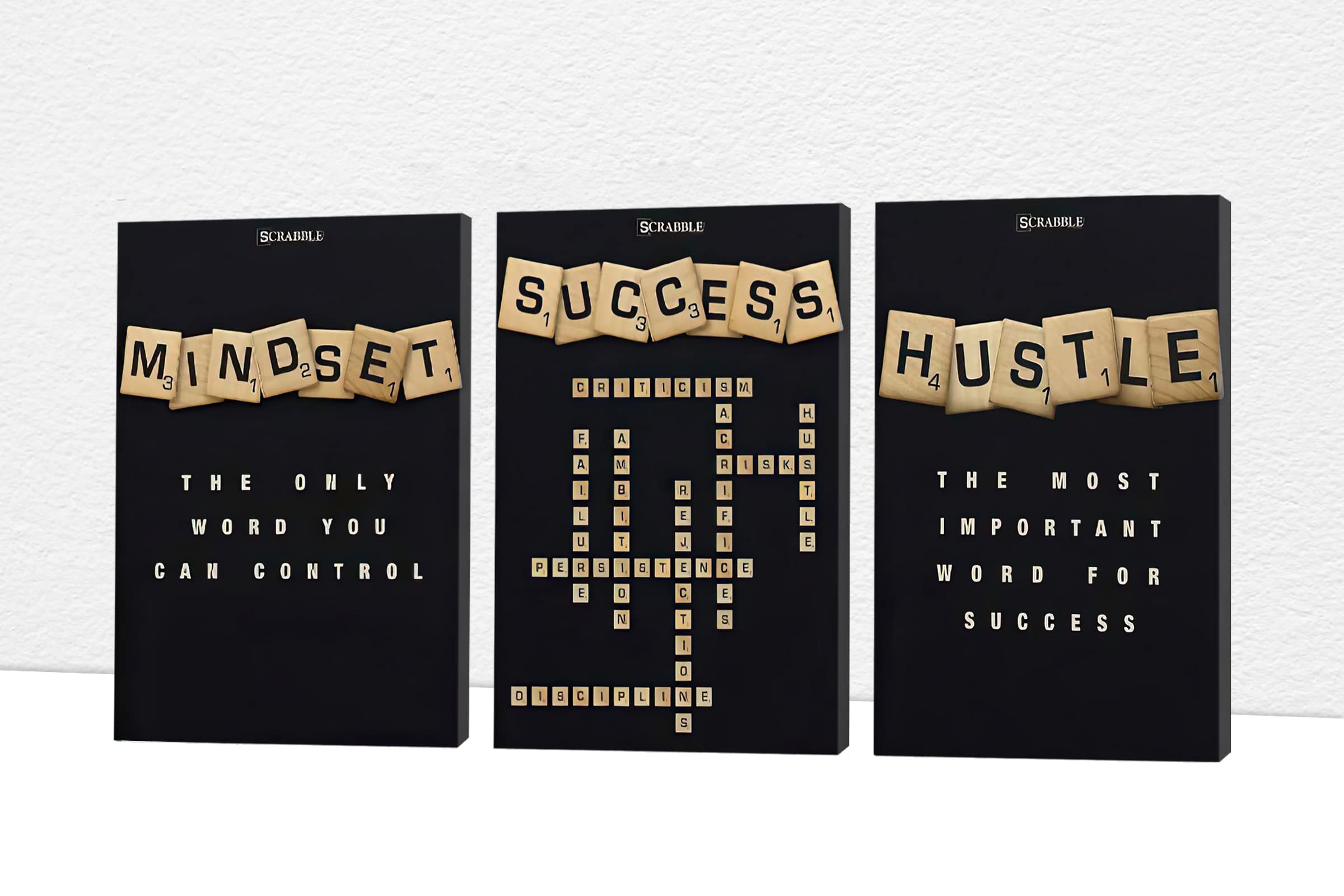 GUTTATY 3-Piece Motivational Wall Art Set - 24