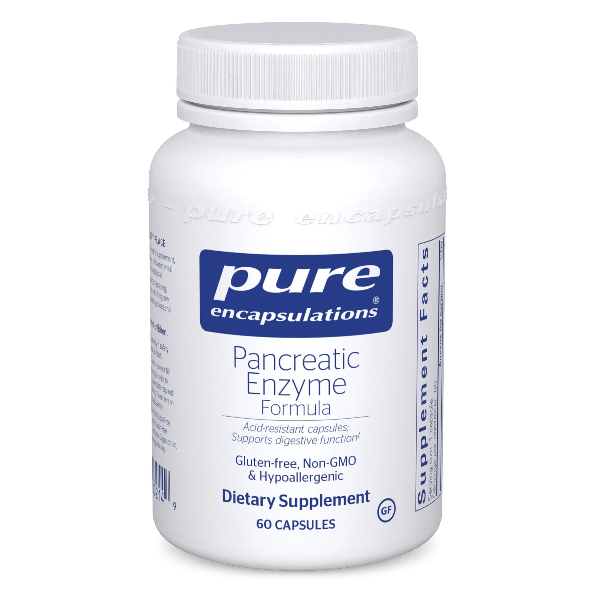 Pure Encapsulations Pancreatic Enzyme Supplement - Digestive Support for Optimal Nutrient Absorption | Supports Healthy Digestion After Meals & Heavy Foods