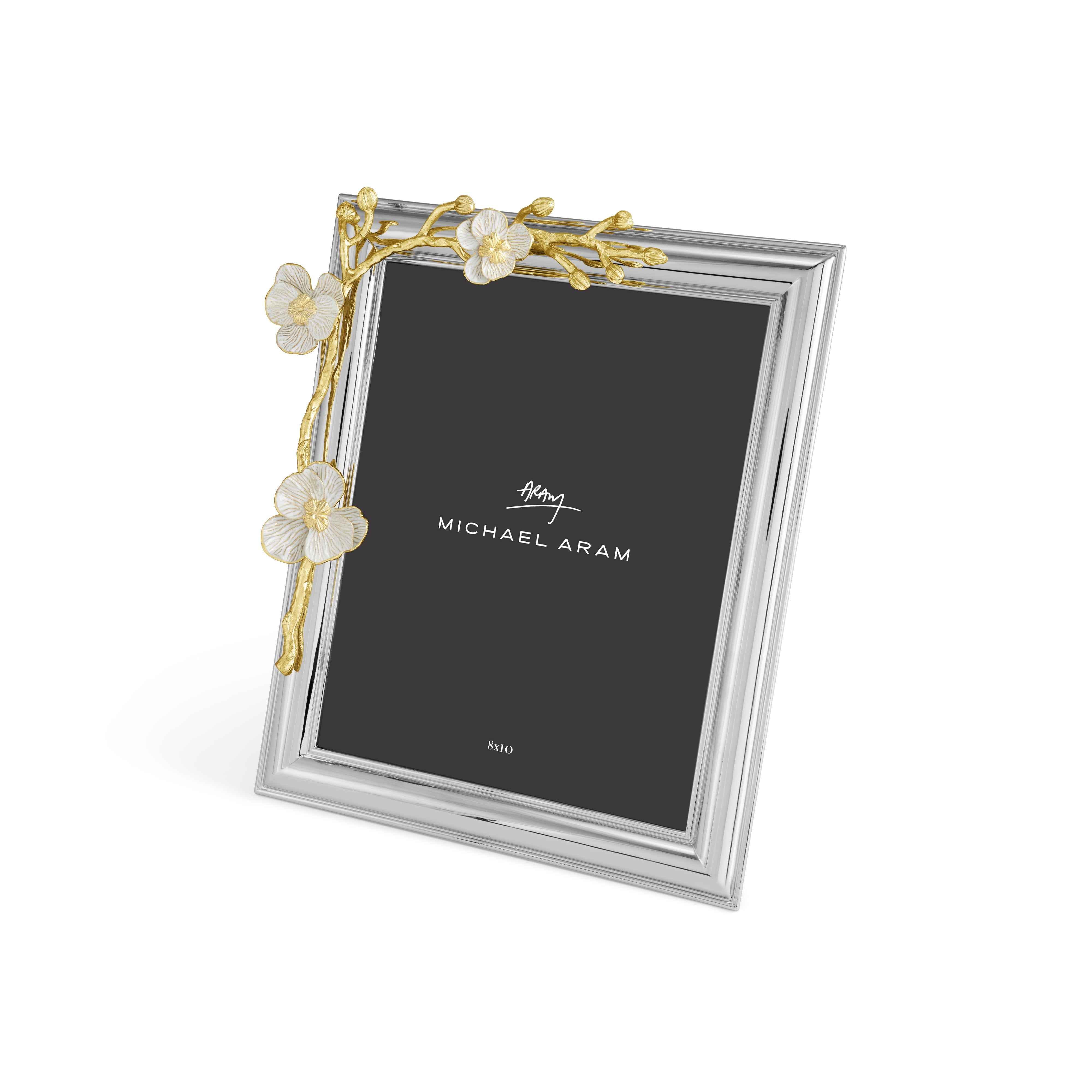 Elegant Orchid Picture Frame - Floral Wall Decor for Home & Office - Perfect for Wedding, Anniversary & Birthday Gifts - Display Your Precious Memories in Style
