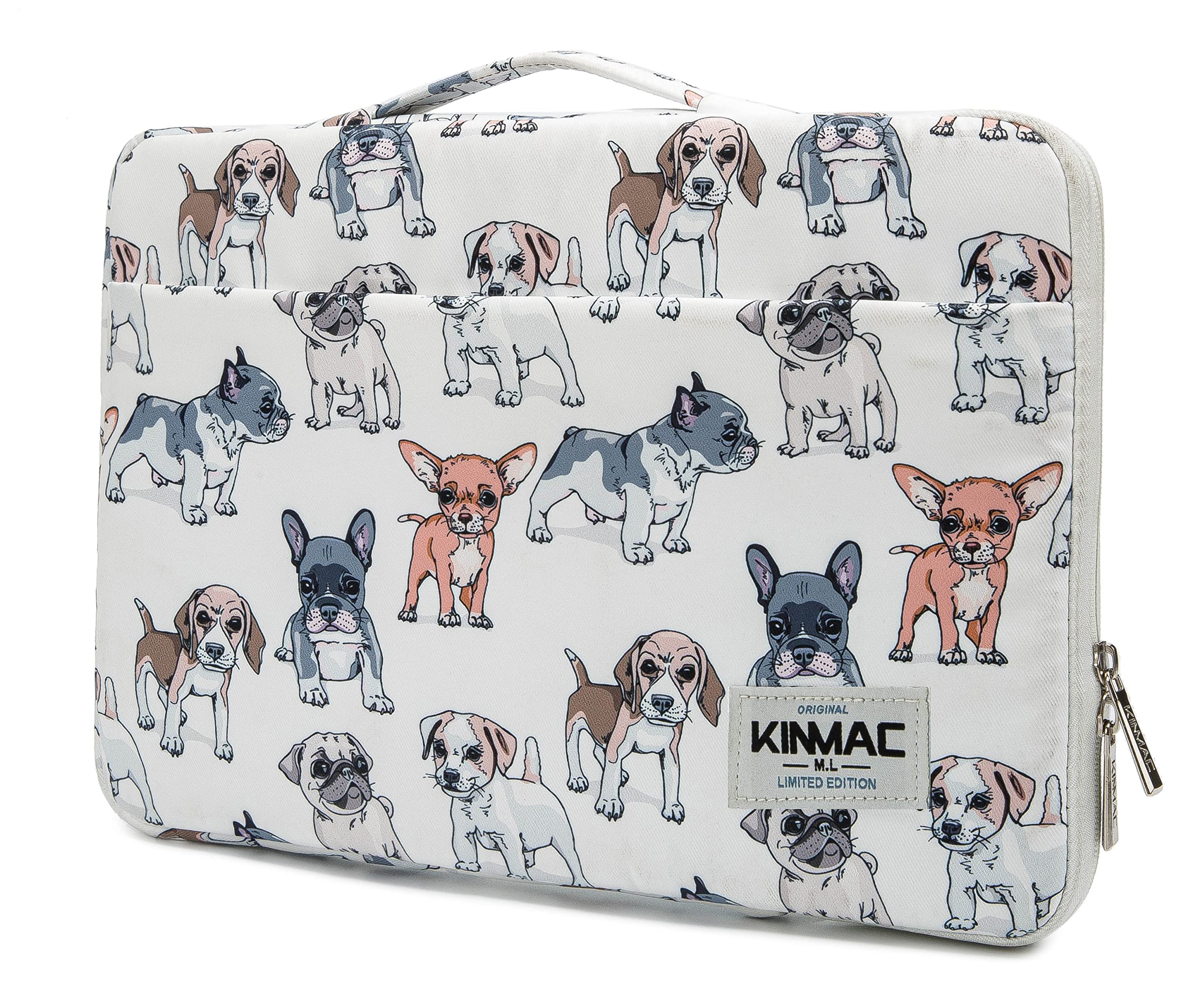Kinmac 360° Protective Water Resistant Laptop Sleeve Case for 12-13.3 Inch MacBook Air/Pro - Lightweight Shockproof Handle Bag (KF-18) | Perfect for Travel, Work & School