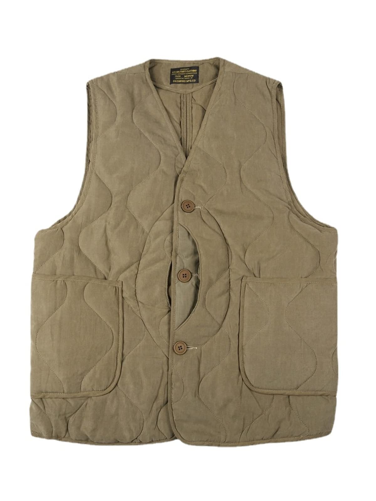 Vintage American Outdoor Lining Vest for Men - Thickened Workwear Style Casual Jacket - Perfect for Hiking, Camping & Everyday Wear