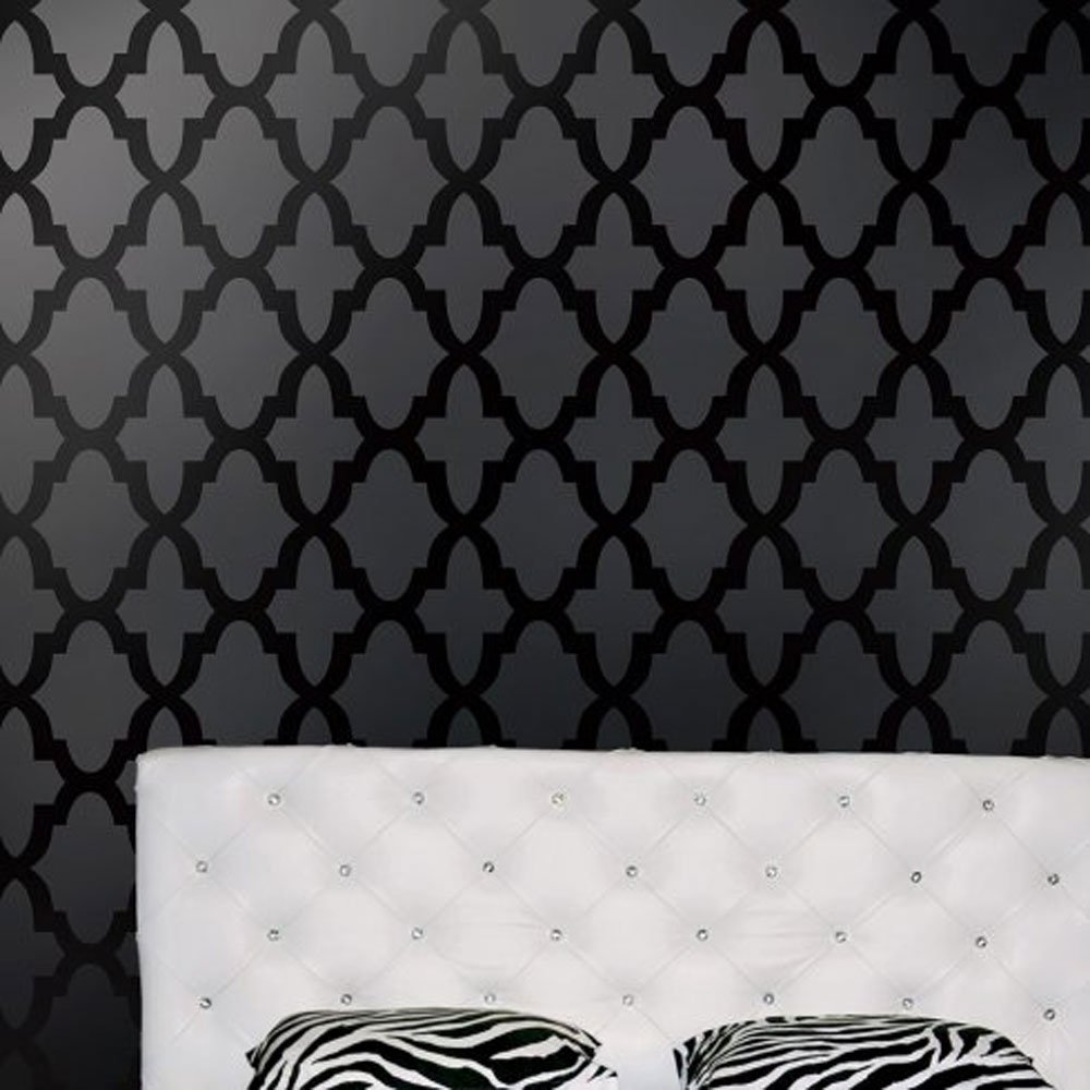 Hacienda Wall Stencil Pattern - Small DIY Home Decor Stencils for Walls, Furniture & Crafts | Perfect for Boho, Farmhouse & Mediterranean Style Interiors