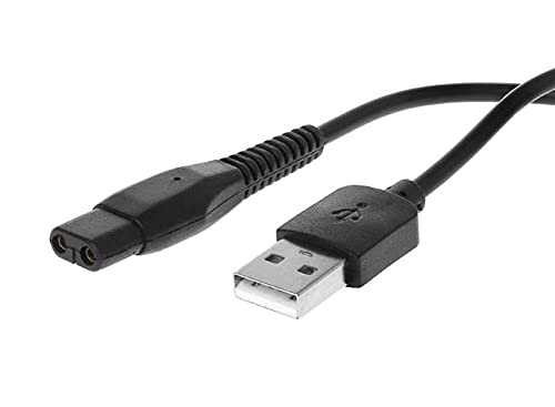 Fast USB Charging Cable for Philips Norelco One Blade Shaver RQ320/RQ328 - Compatible with Electric Razors - Quick Charge & Durable Design for Home & Travel Use