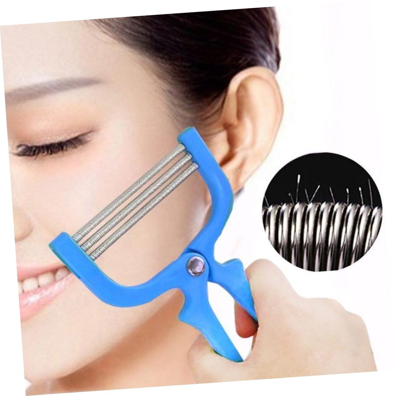 Spring Facial Hair Removal Tool for Women - Manual Hair Threader, Long-Lasting Results, No Harsh Chemicals (Random Color) | Perfect for Eyebrow Shaping & Upper Lip Hair Removal