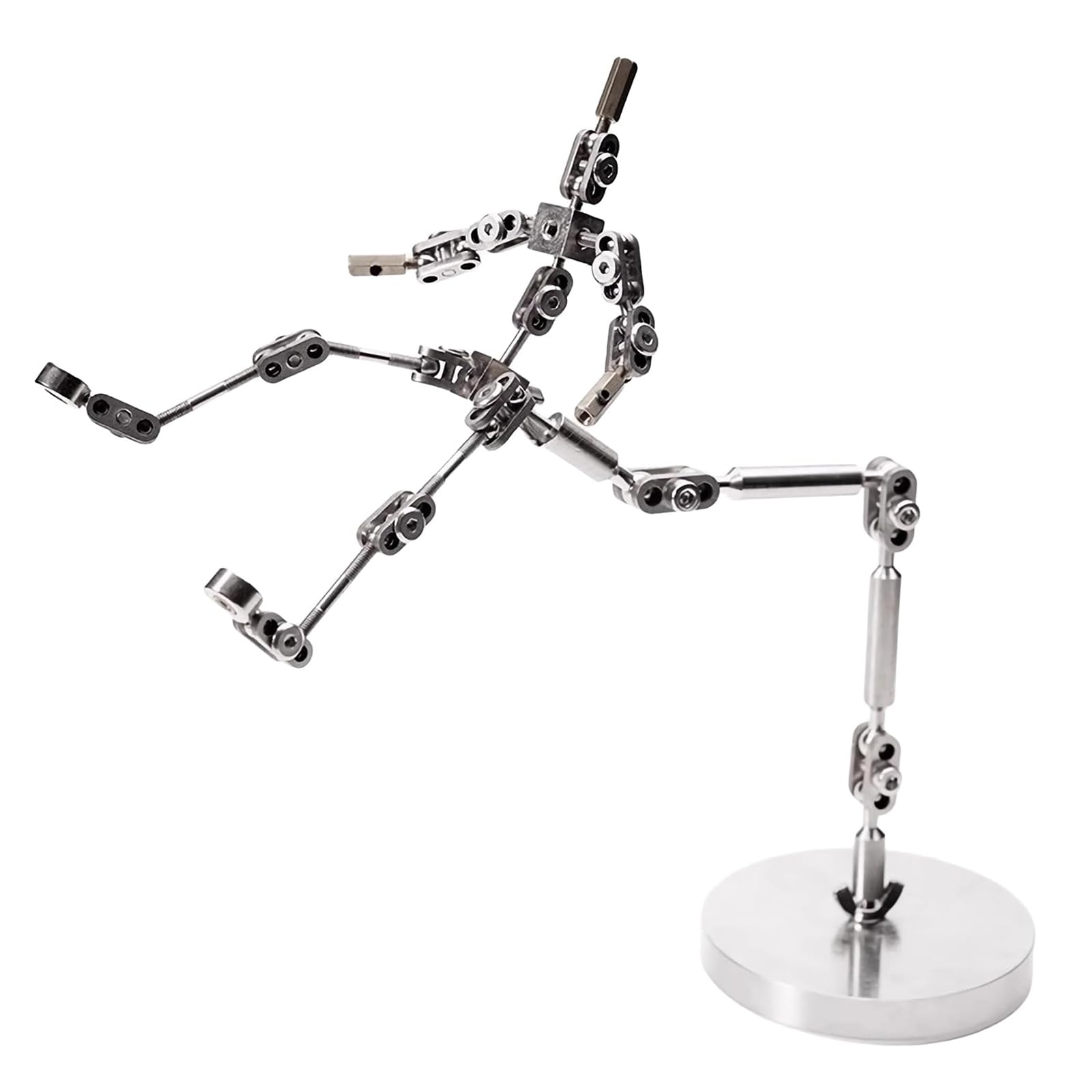 HYZHANHONG DIY Stop Motion Armature Kit with 5 Stainless Steel Platform Arm Connectors for Character Design - Max Payload 100g | Perfect for Stop Motion Animation, Claymation, and Puppet Making