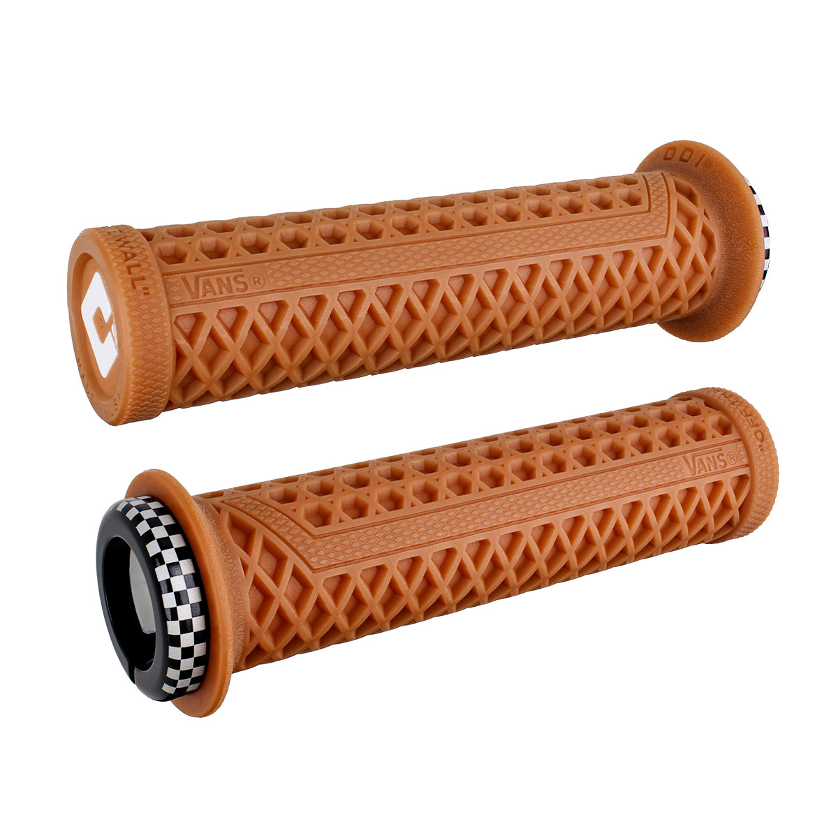 ODI Vans 2.1 Lock On Grip System - Premium Bike Handlebar Grips for Mountain & BMX Bikes - Secure Non-Slip Comfort for Long Rides & Extreme Cycling