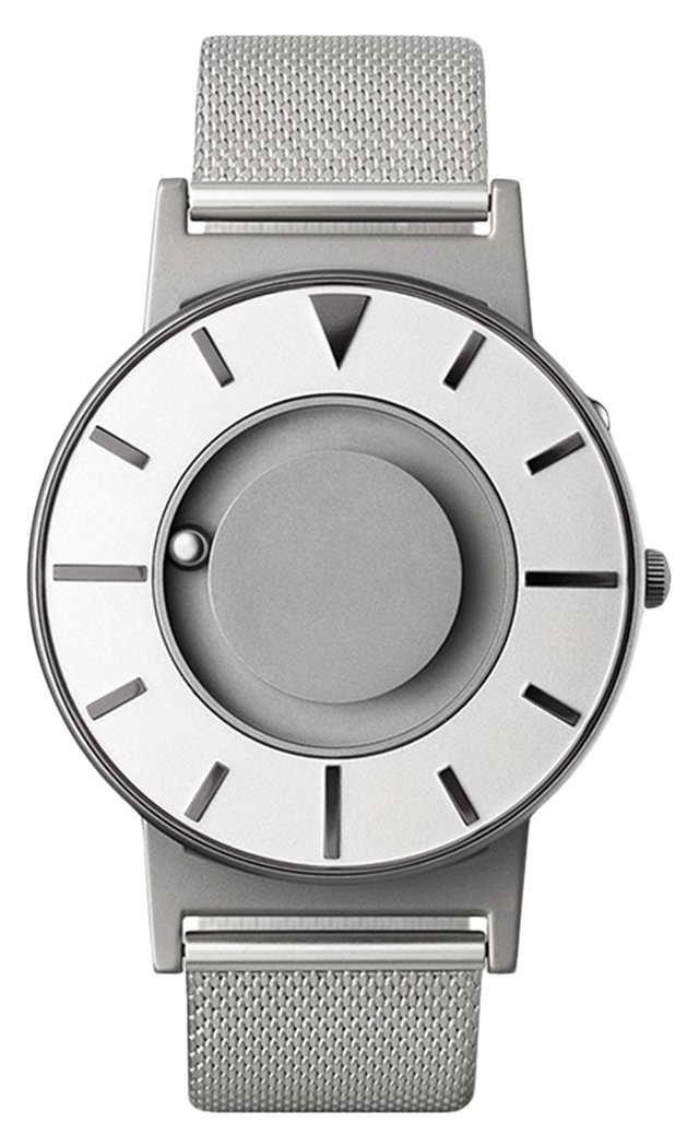 Eone Bradley Compass Iris Watch - Stylish Stainless Steel Mesh Band for Men & Women | Perfect for Business, Casual & Outdoor Activities