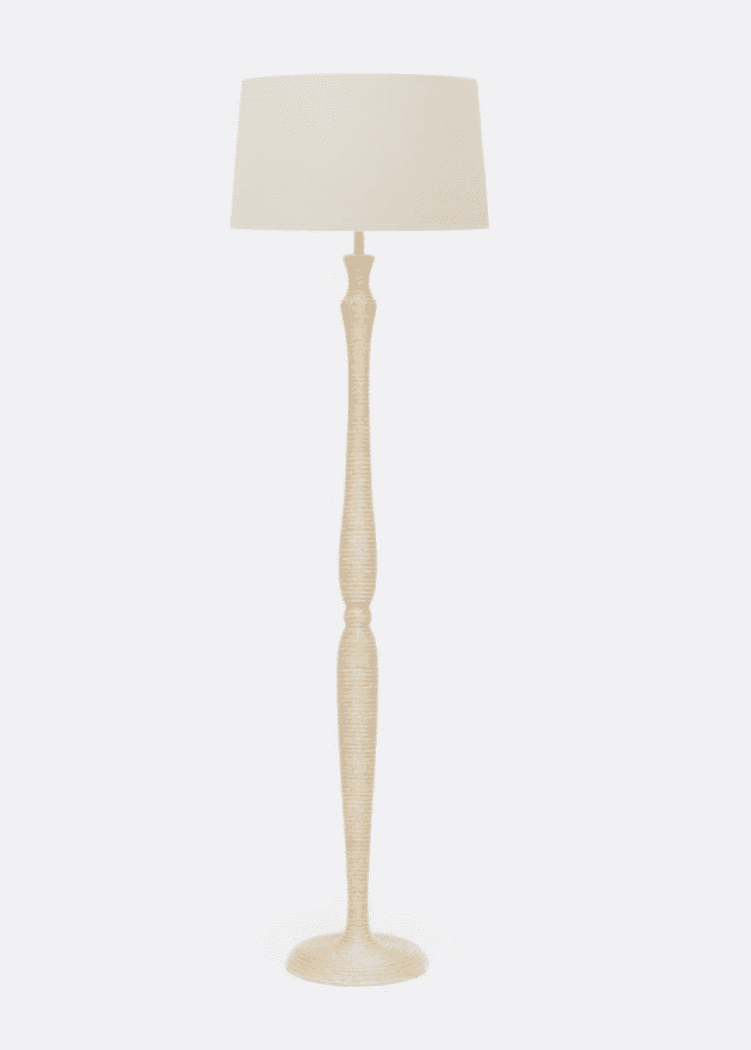 St. Thomas Coco Bead Floor Lamp - Handmade Rattan Natural Fiber Light for Living Room, Bedroom & Boho Decor - Perfect for Cozy Home Ambiance & Tropical Style Interior Design