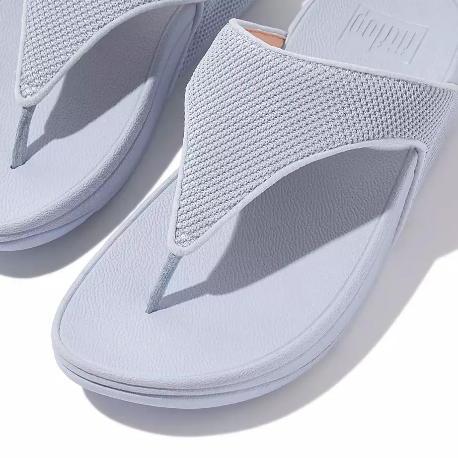 FITFLOP LULU Water-Resistant Toe Post Sandals for Women - Comfortable Beach & Pool Slides - Perfect for Summer, Travel, and Casual Wear