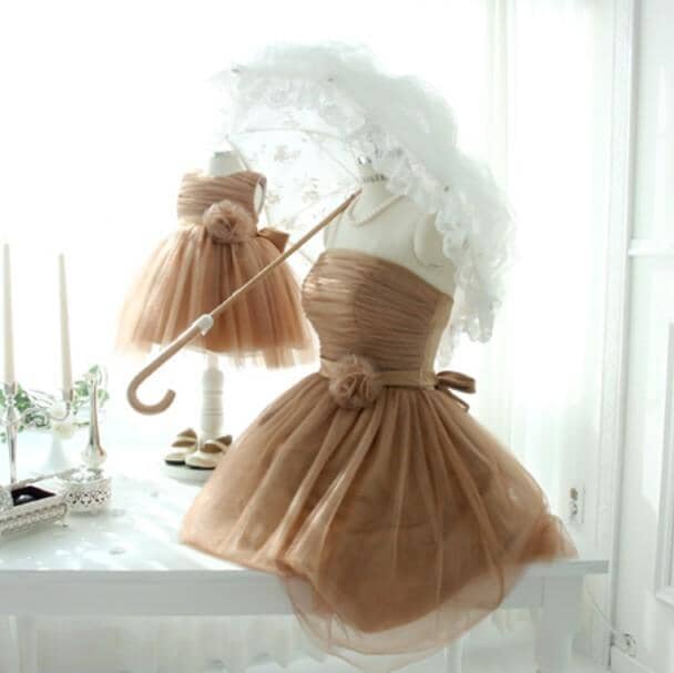 Elegant Mother Daughter Matching Formal Dresses - Perfect for Weddings, Family Photos & Special Occasions - Fast Priority Shipping