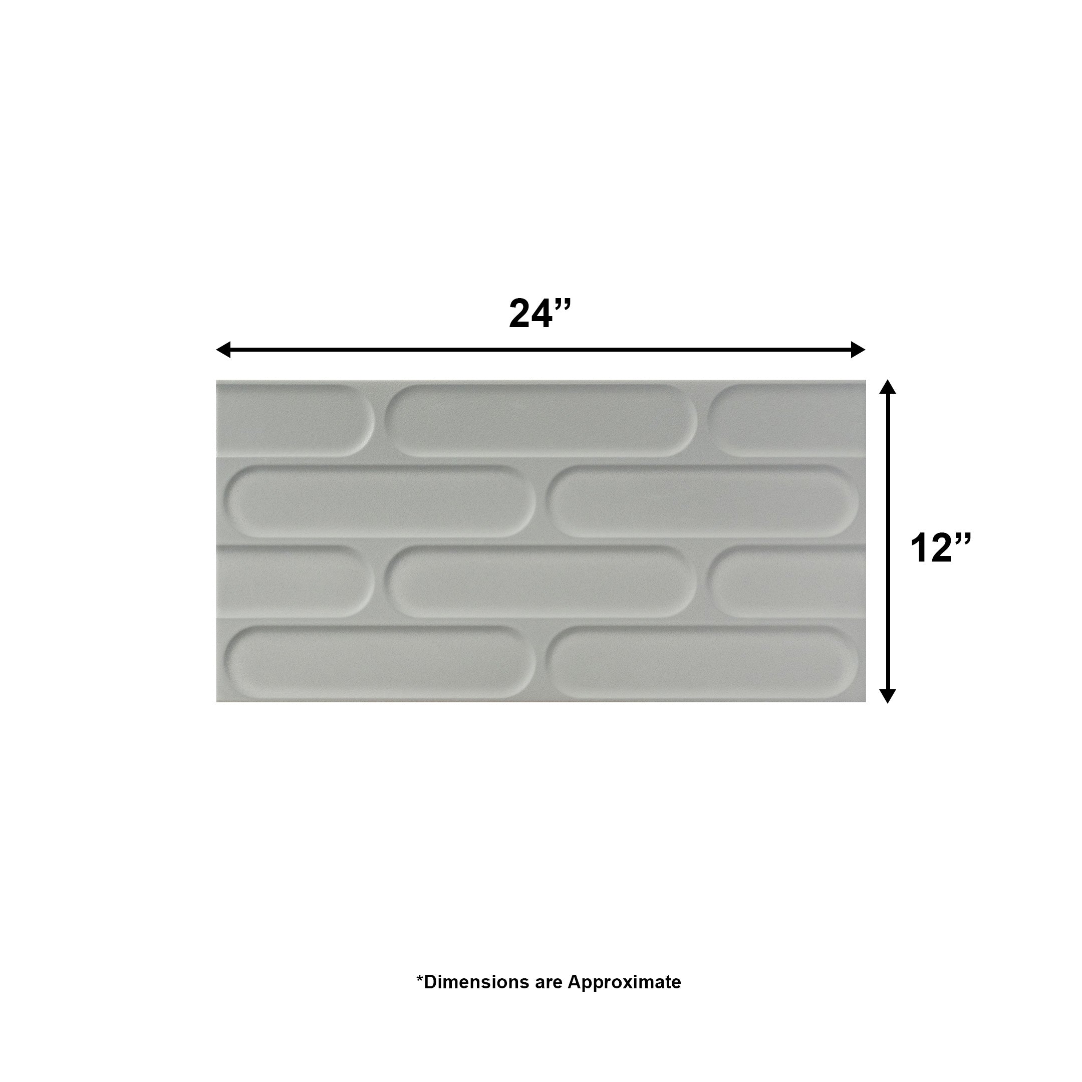 3D Fishscale Wall Tile - Ceramic Biscuit Textured Tiles for Kitchen Backsplash, Bathroom & Accent Walls - Waterproof & Easy to Clean (12x12 Inch, 10-Pack)