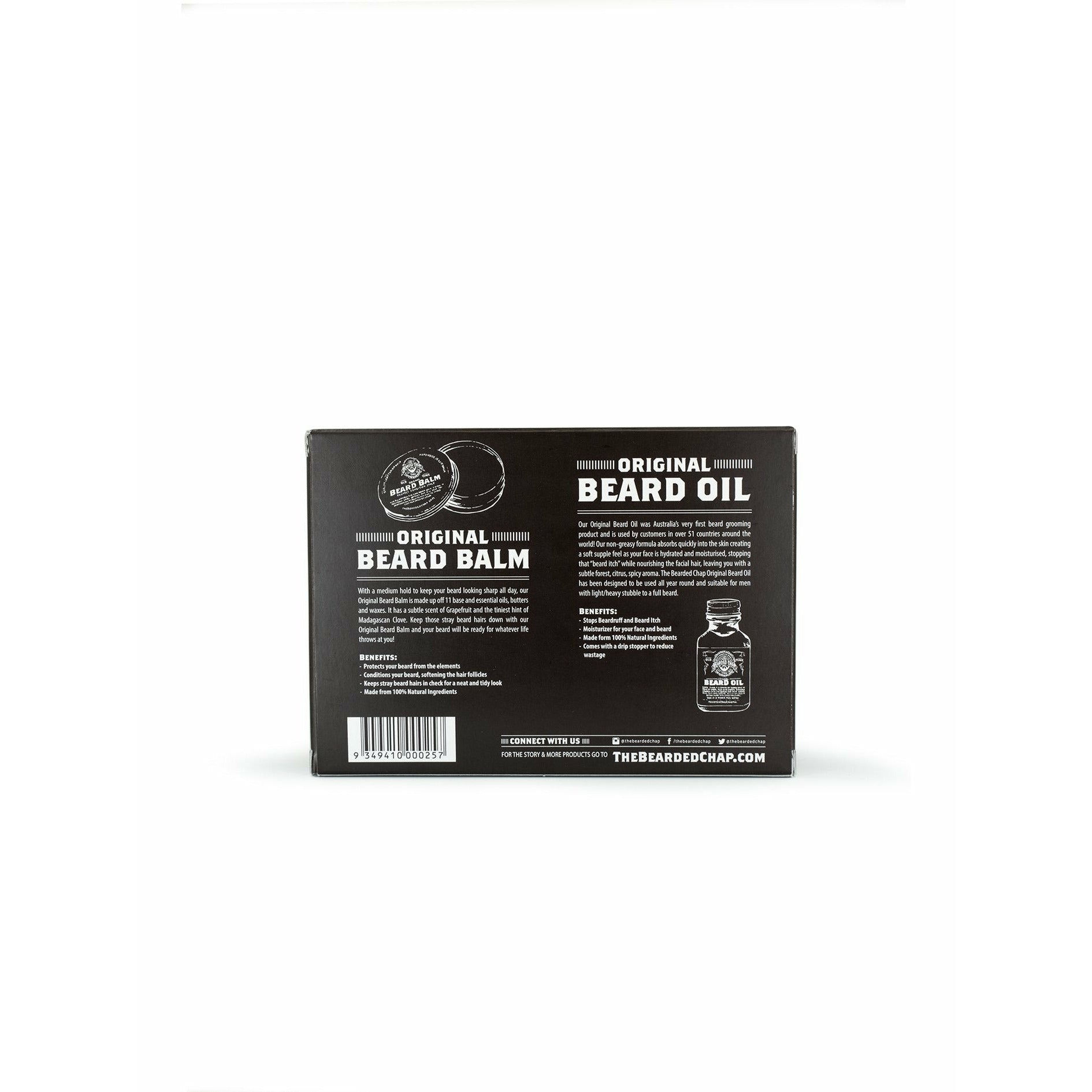 Premium Beard Grooming Kit for Men - 2-in-1 Beard Oil & Balm Set for Softness & Growth | Perfect for Daily Care, Gifts & Travel