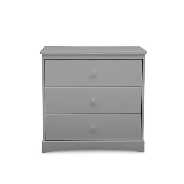 Sutton 3-Drawer Baby Dresser with Changing Table Top - Nursery Storage Solution for Diapers, Clothes & Essentials