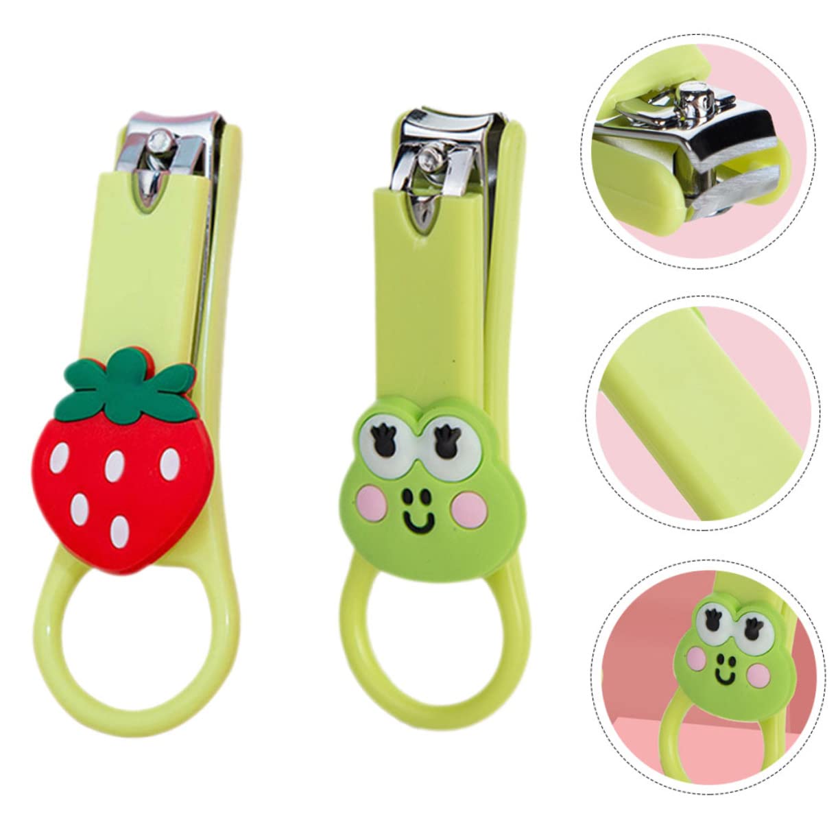 Wakauto 10-Piece Kids & Pet Nail Clipper Set - Baby Nail Scissors, Pet Nail Trimmer with Safety Guard - Gentle Grooming for Toddlers, Cats, Dogs - Perfect for Home & Travel Use