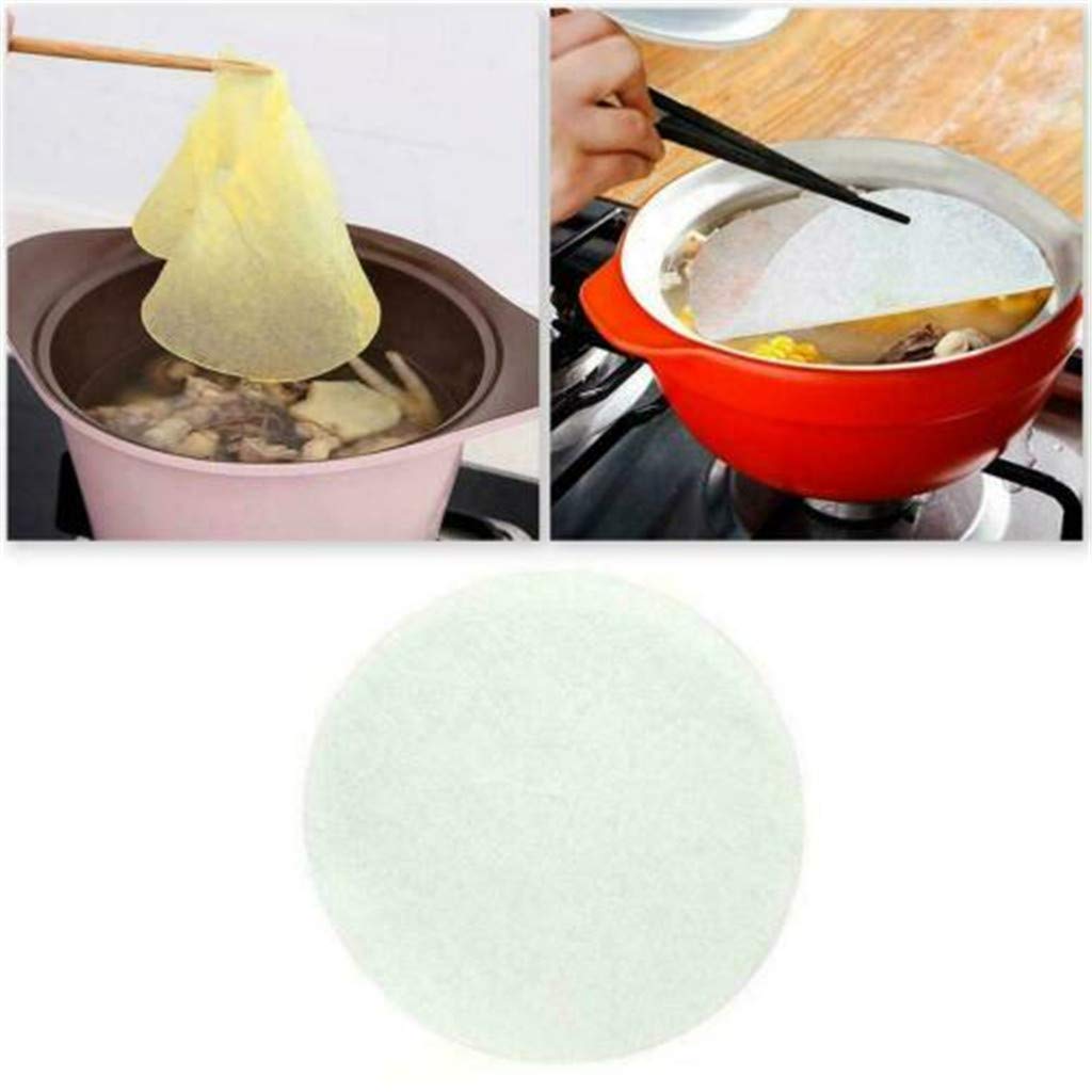 12-Pack Thickened Oil Absorbent Paper for Kitchen - Healthy Cooking, Frying, Baking & BBQ - Reusable Food-Grade Oil Filter Pads for Soup, Stew & Deep Frying - Perfect for Home Cooking, Restaurant & Outdoor Grilling