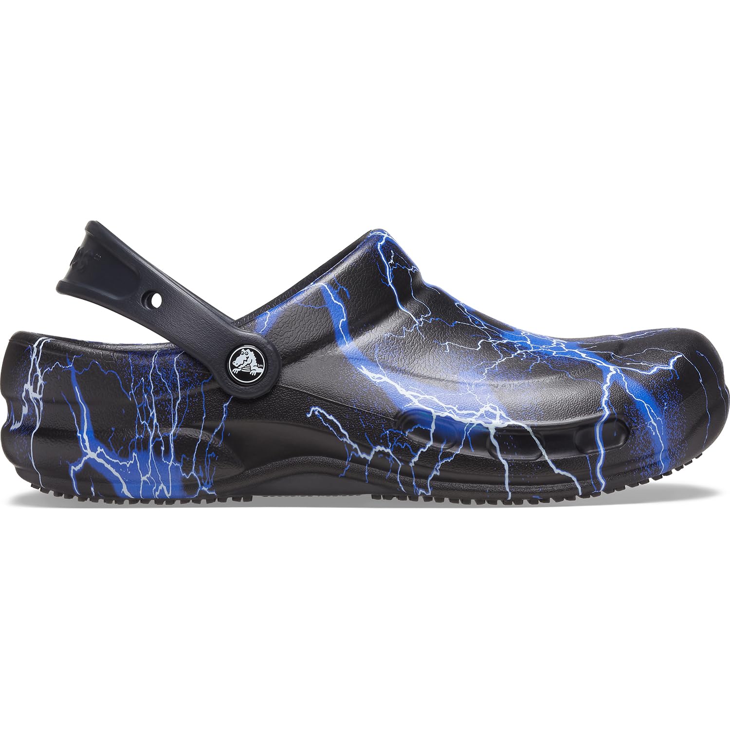 Crocs Unisex-Adult Bistro Graphic Slip-Resistant Work Clogs - Comfortable Non-Slip Shoes for Restaurant, Kitchen & Healthcare Workers