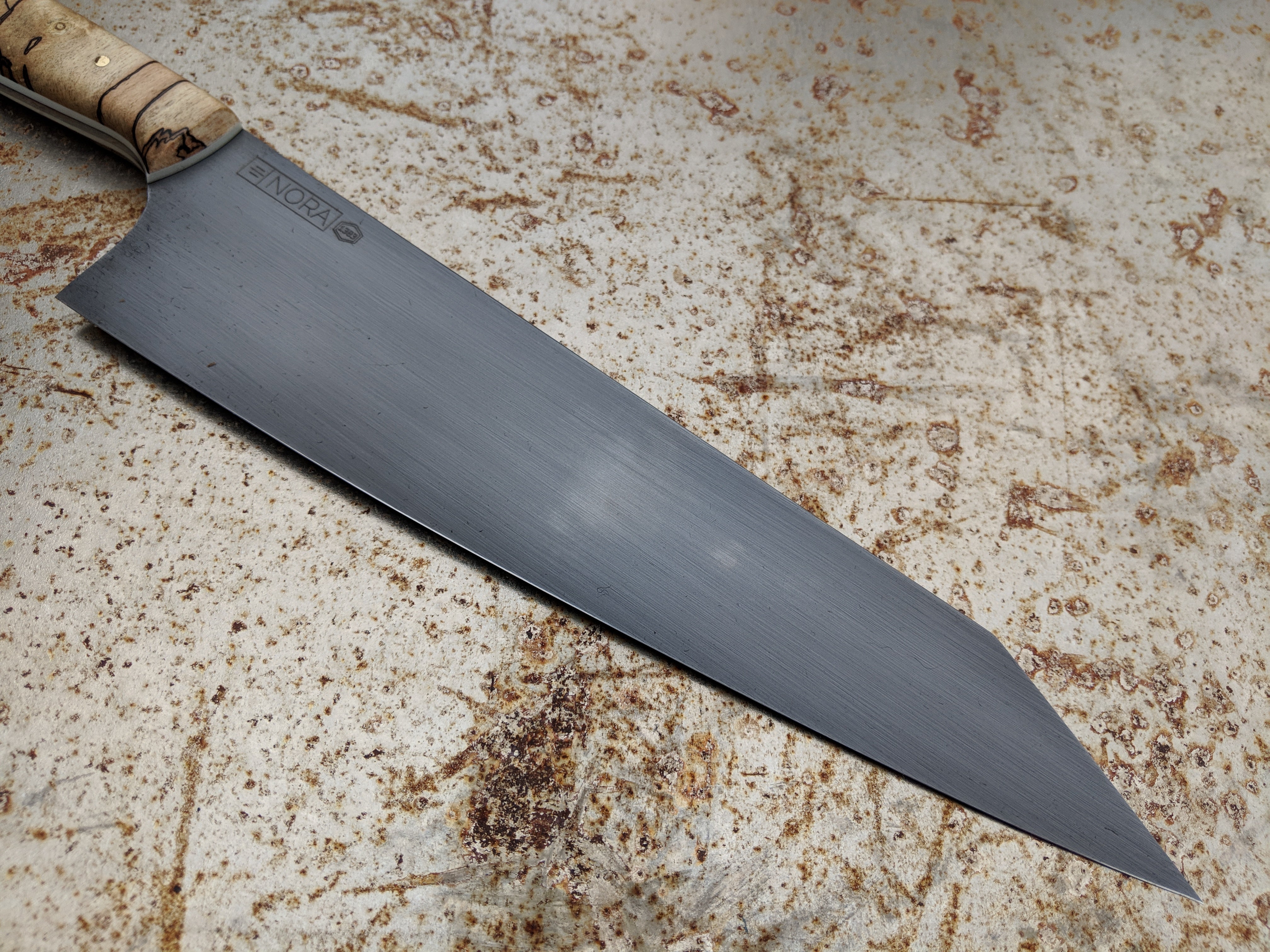 Premium NORA Knives #1383 - 10 Inch Kiritsuke Japanese Chef Knife - High Carbon Stainless Steel Blade for Professional Cooking, Sushi & Meat Cutting - Perfect for Home Chefs & Culinary Enthusiasts