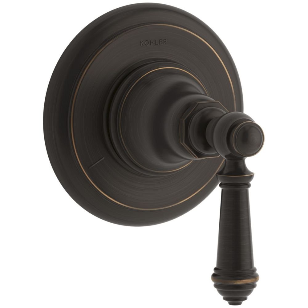 KOHLER K-T72770-4-2BZ Artifacts Transfer Valve Trim with Lever Handle in Oil-Rubbed Bronze Finish - Perfect for Bathroom and Shower Faucet Upgrades