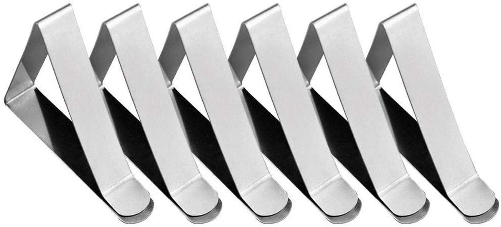 Stainless Steel Tablecloth Clips 6pcs - for Picnic, Wedding & Home Decor