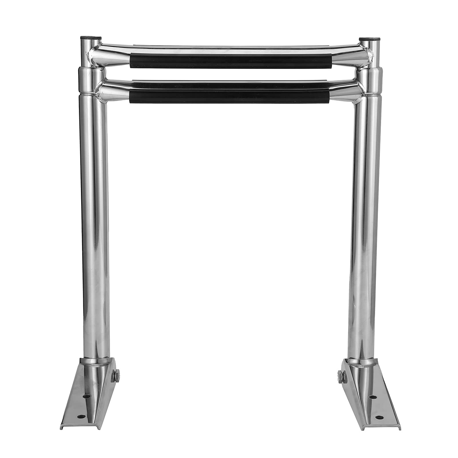 Stainless Steel Telescoping Boat Ladder - Non-Slip Rubber Entry Dock Ladder for Swimming Pools, RV, Marine Boats & Pontoons | Easy Installation for Docks & Watercrafts