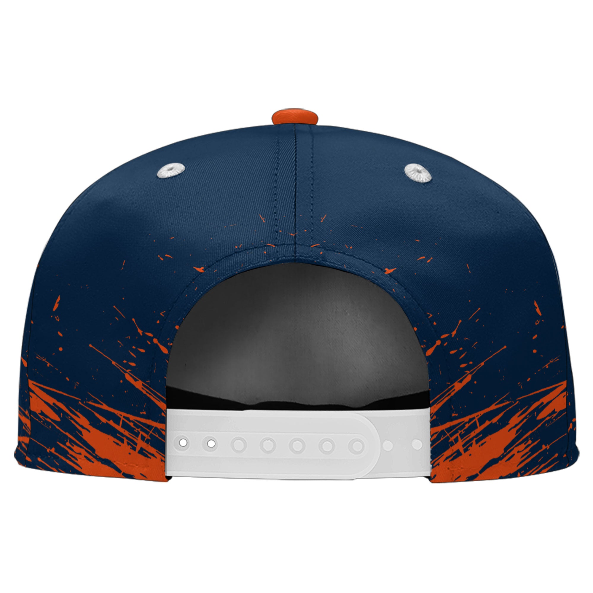 Custom Blue Orange White Denver MaxSoul Shoes and Hat Combo - Personalized Sneakers & Baseball Cap Set for Men & Women - Perfect for Sports, Streetwear Fashion and Denver Broncos Fan Gifts