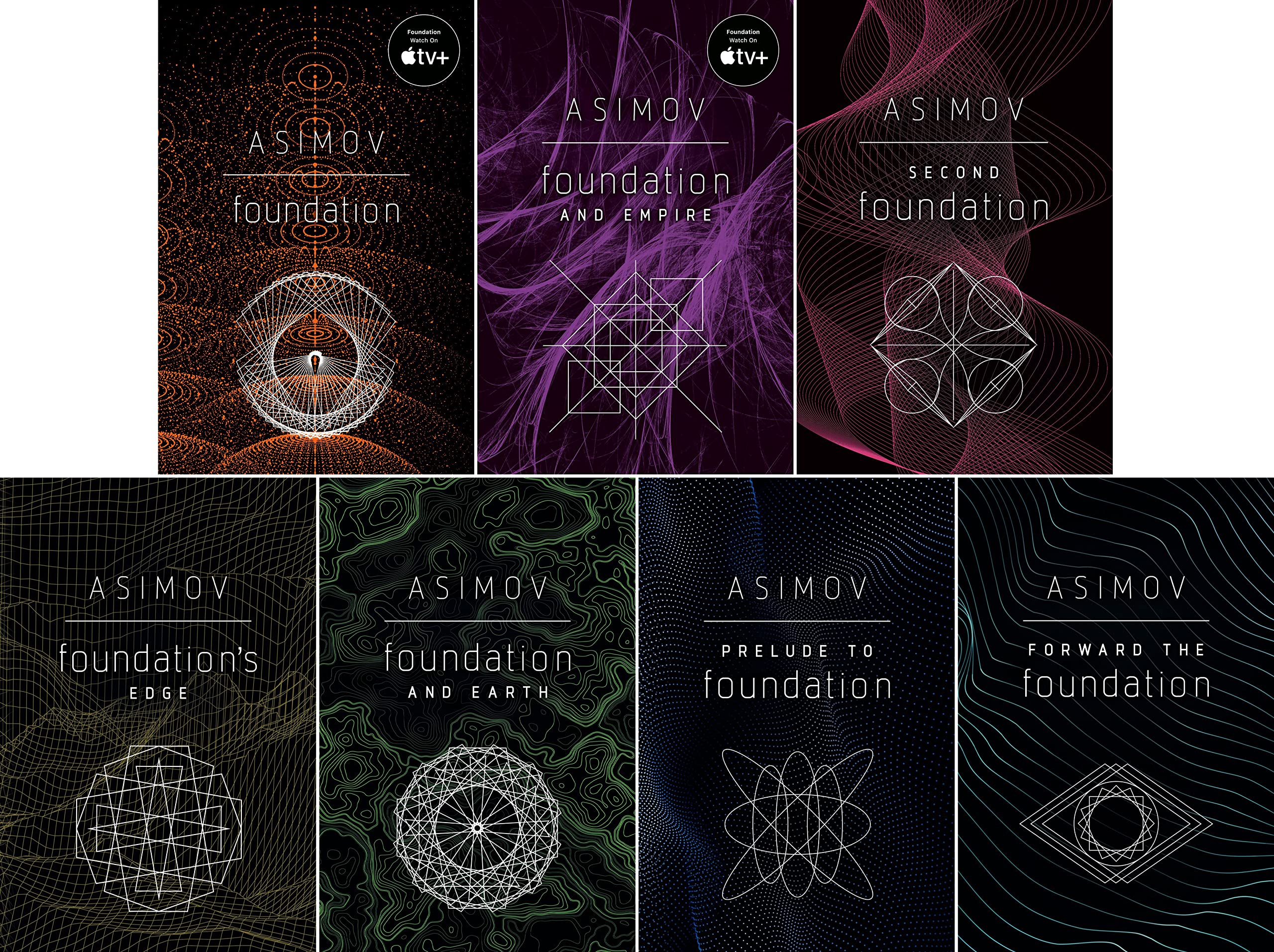 Foundation Complete Series 1-7 Book Set by Isaac Asimov | Sci-Fi Masterpiece Collection | Perfect for Sci-Fi Fans & Book Collectors