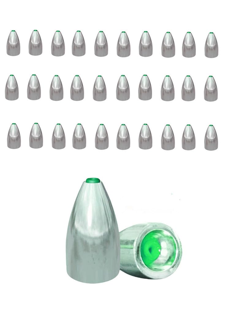 TOASIS Fishing Sinkers - Rubber Core Tube Weights for Saltwater & Freshwater Fishing - Ideal for Bass, Trout, and Catfish Angling
