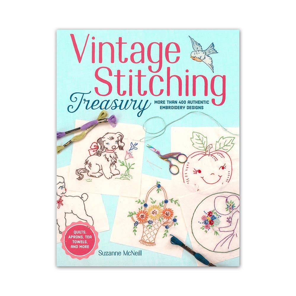 Craft County Stitching & Embroidery Books for Beginners & Experts – Sewing Skills Guide with Patterns, Designs & DIY Ideas – Perfect for Home Decor, Gifts & Creative Projects
