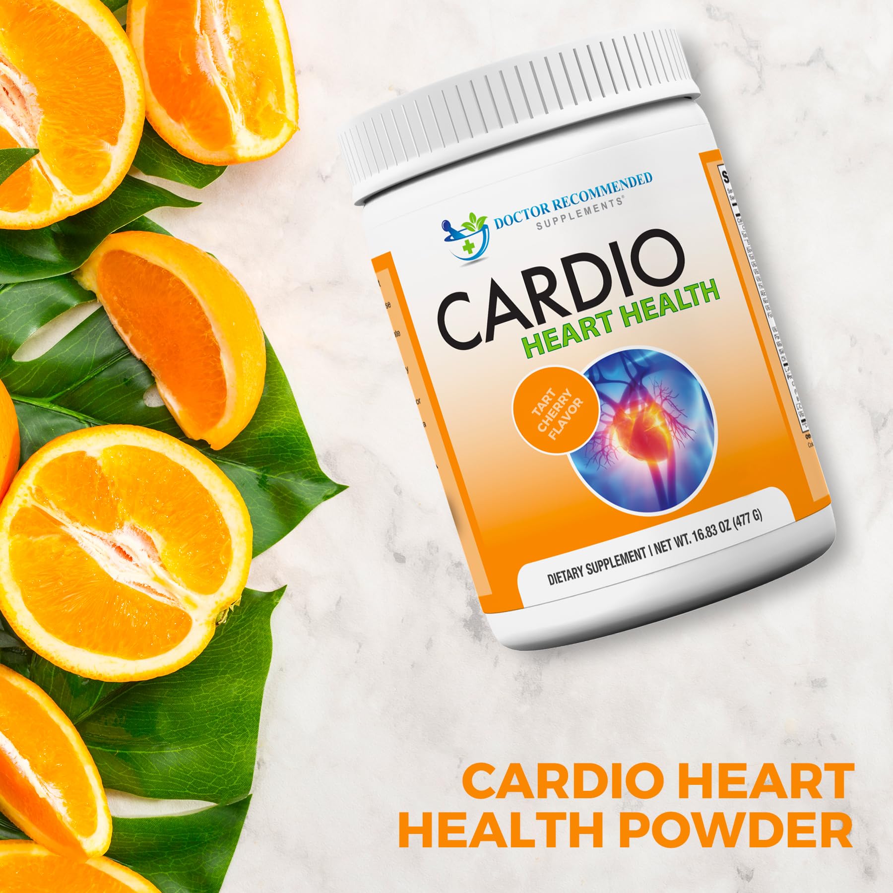 Doctor Recommended Heart Health Supplement Powder - 5000mg L-Arginine & 1000mg L-Citrulline for Cardiovascular Support (Pack of 3, 16.82oz-50.46oz) | Supports Blood Flow, Exercise Performance & Overall Wellness