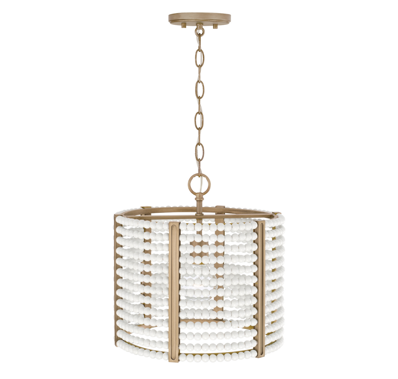Fitz Semi Flush Mount Ceiling Light - Modern LED Fixture for Bedroom, Kitchen, Hallway & Dining Room Lighting
