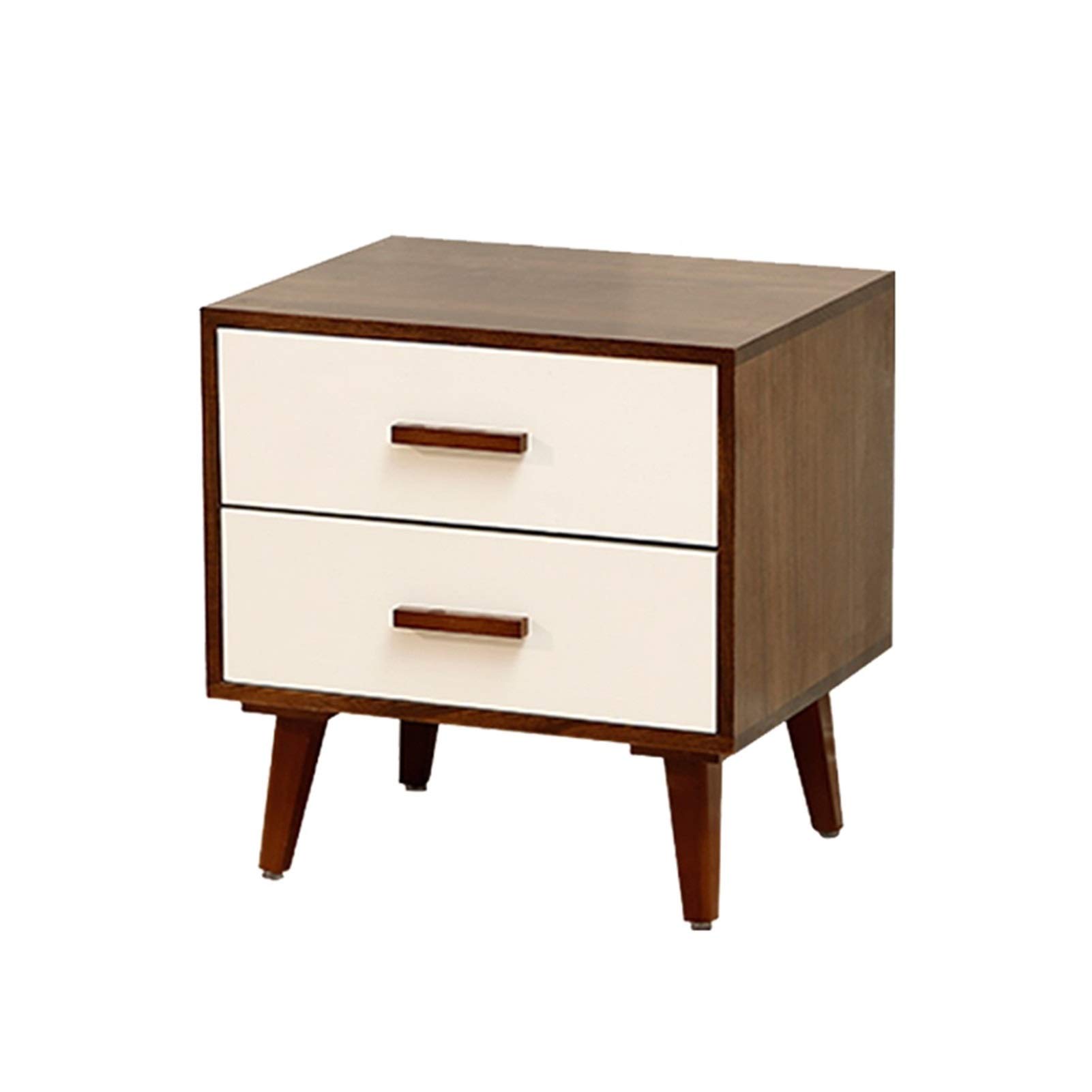 Solid Wood Nordic Nightstand - Modern Bedside Table with Storage Cabinet, End Table for Small Spaces | Perfect for Bedrooms, Living Rooms & Home Office