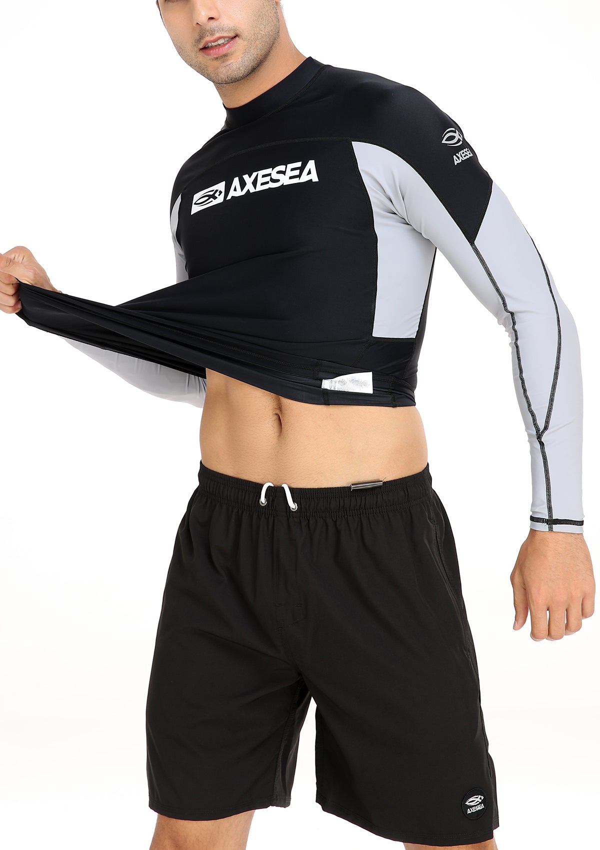Axesea Team Long Sleeve UPF 50+ Sun Protection Rash Guard Shirt for Men & Women - Perfect for Surfing, Swimming, Beach & Outdoor Activities