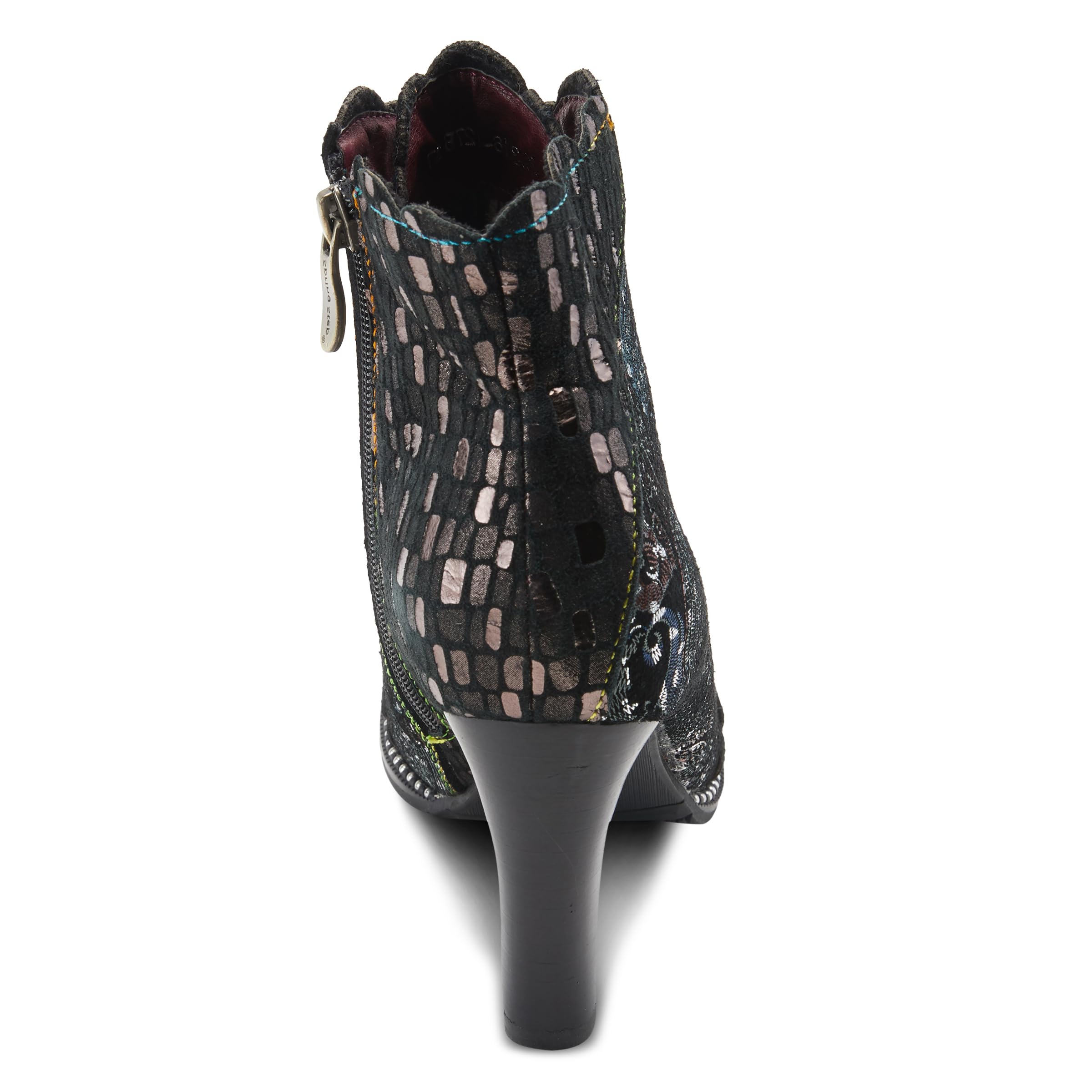 L'Artiste Spring Step Women's Glitterail Bootie - Stylish Ankle Boots with Glitter Accents for Women | Perfect for Parties, Weddings & Night Out
