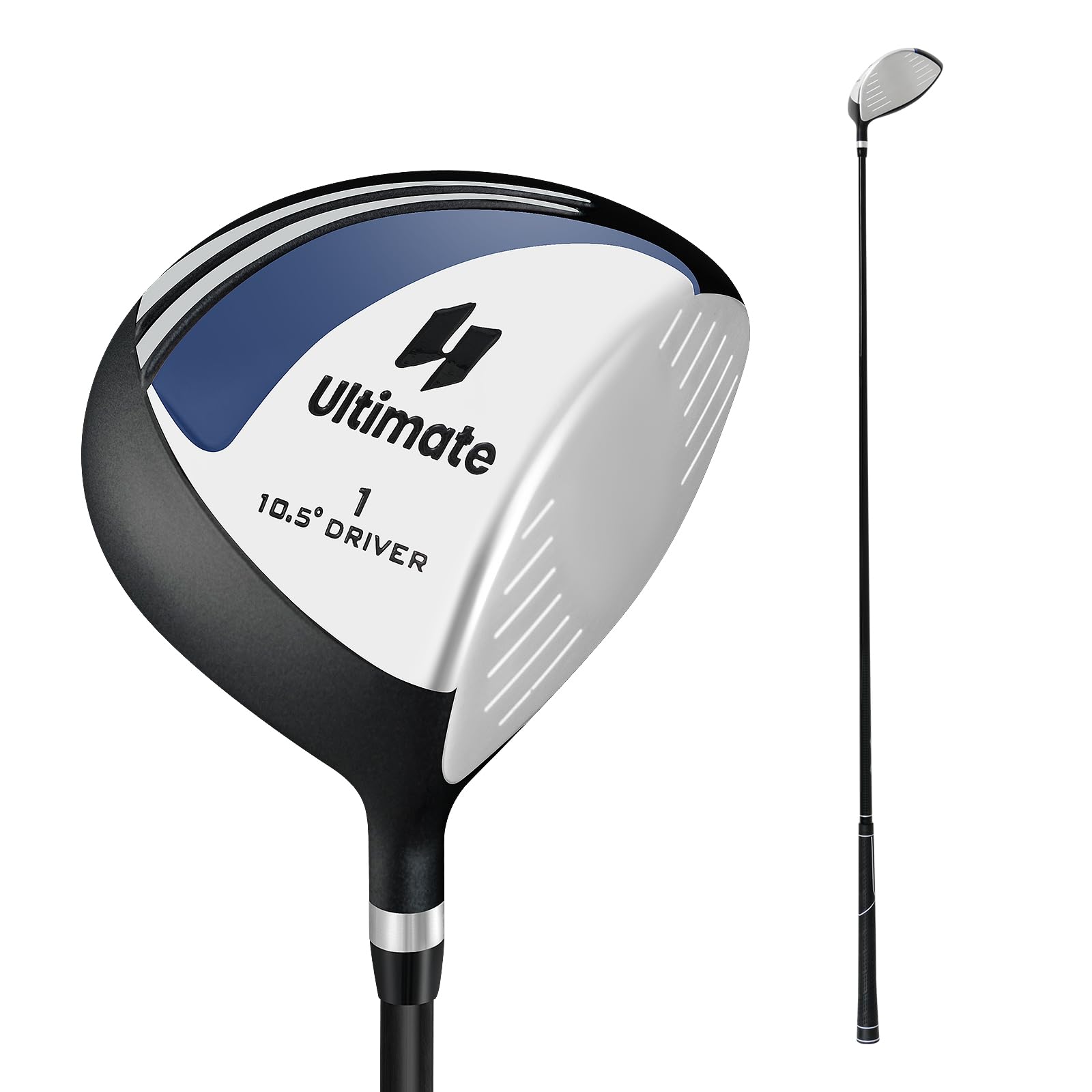 Tangkula 460CC Men's Golf Driver for Beginners - Right Handed 10.5° Aluminum Alloy Club with Graphite Shaft & Head Cover | Perfect for Practice, Driving Range & Course Play