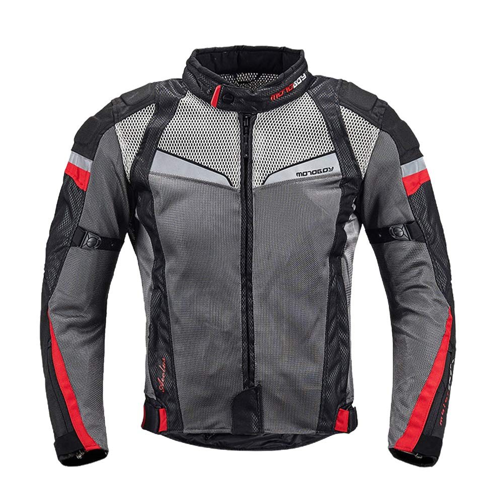 Breathable Mesh Motorcycle Jacket for Men - CE Armor Protection, Summer Riding Gear | Perfect for Hot Weather Commuting & Adventure Tours