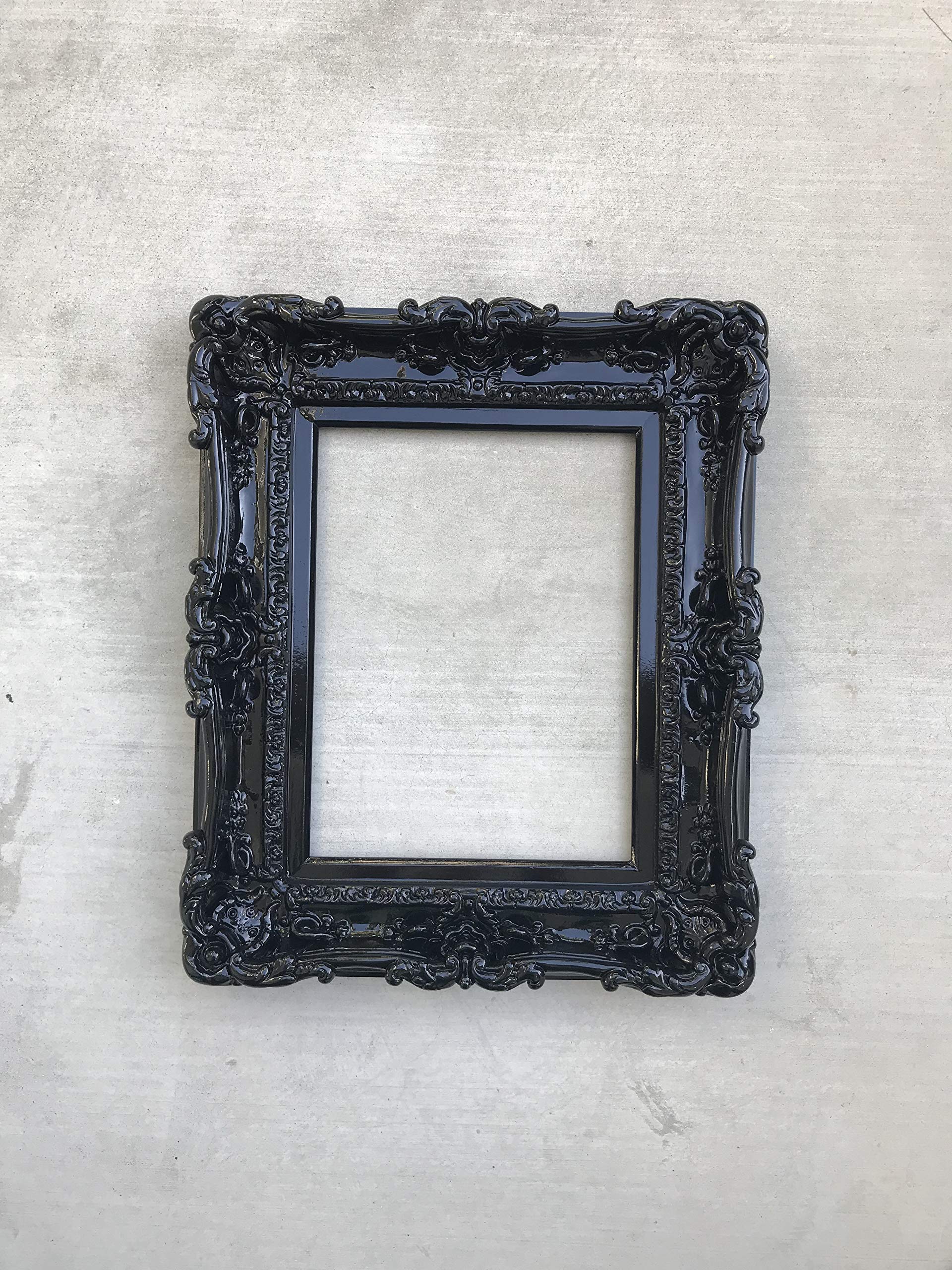 12x16 Black Baroque Style Picture Frame - Elegant Art Wall Decor for Wedding Gifts, Home & Office Display (Perfect for Portraits, Photos & Artwork)