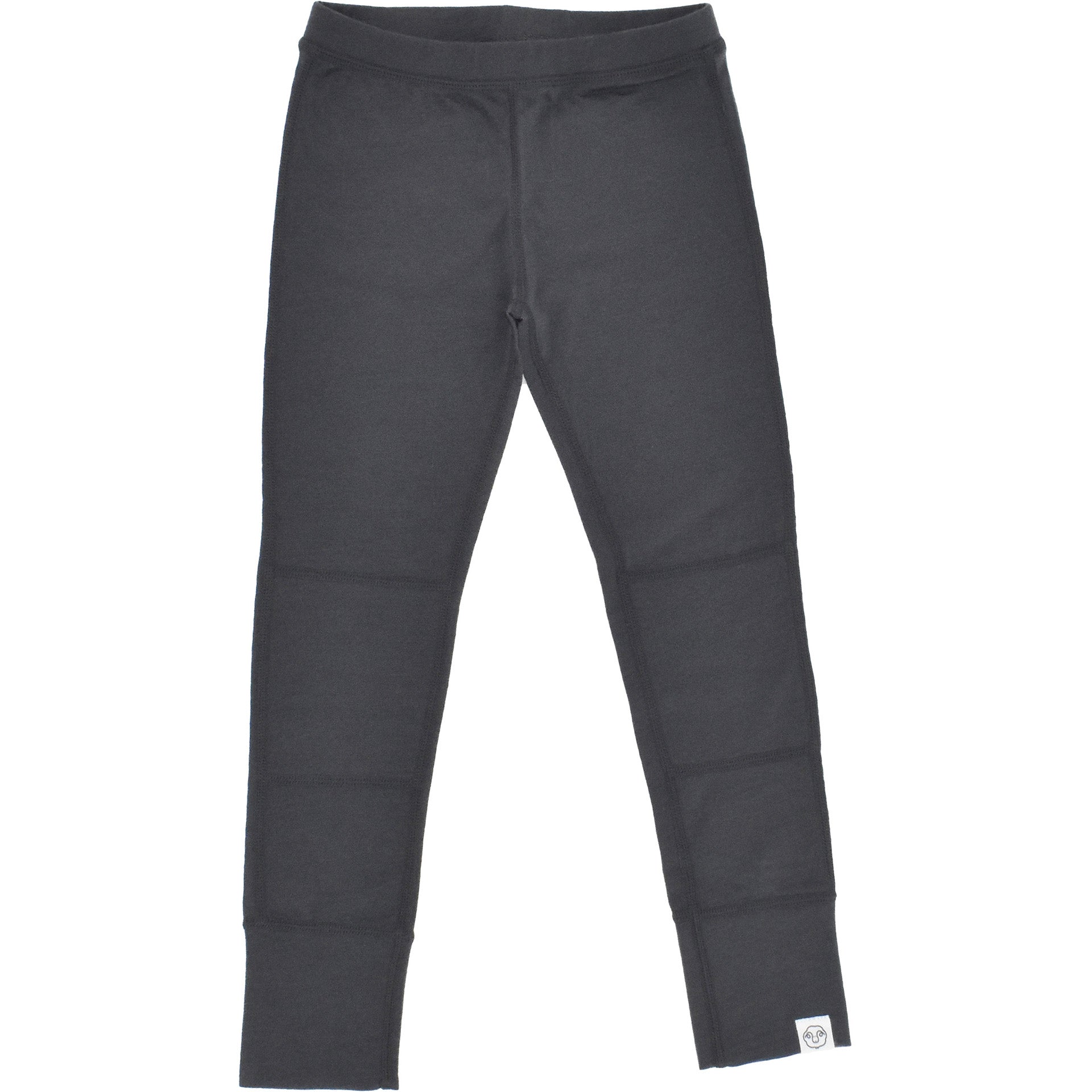 Kids Merino Wool Base Layer & Leggings - Soft Thermal Underwear for Boys & Girls - Storm Gray - Perfect for Winter Sports, Outdoor Activities & Cold Weather Layering