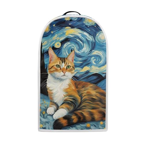 Cat Starry Night