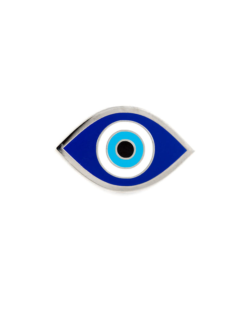 Evil Eye Pin for Protection - Spiritual Good Luck Charm Jewelry for Women & Men - Perfect for Bracelets, Necklaces, Jackets & Bags