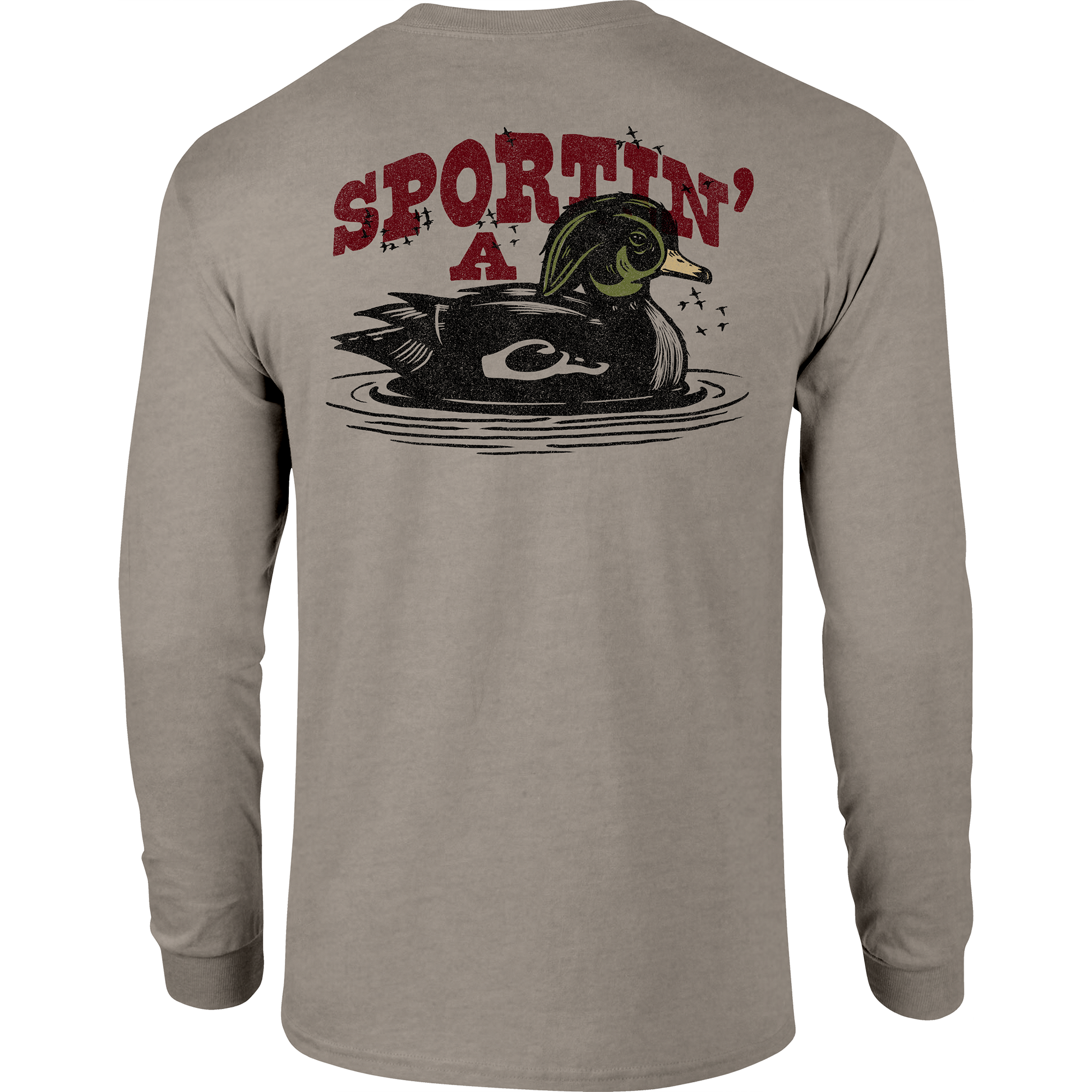 Sportin A Woodie Long Sleeve T-Shirt for Men - Comfortable Casual & Athletic Wear - Perfect for Gym, Running, Hiking & Outdoor Activities
