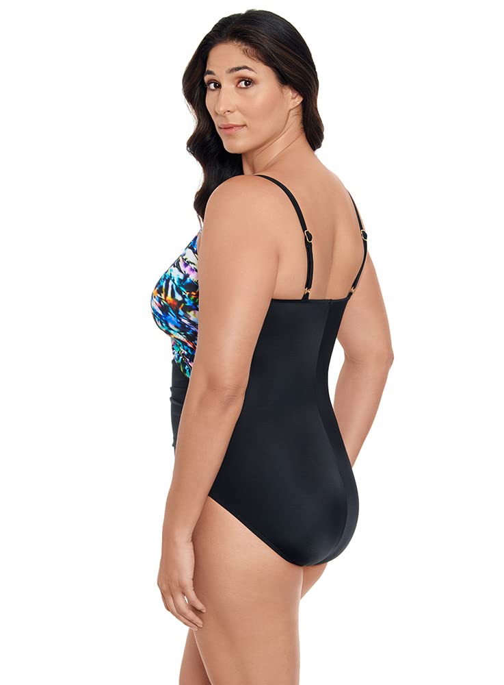 Longitude Women's One Piece Swimsuit - Soft Cup Tank Lingerie Style Beachwear for Swimming, Sunbathing & Vacation | Plus Size Bathing Suit for Pool, Beach & Resort