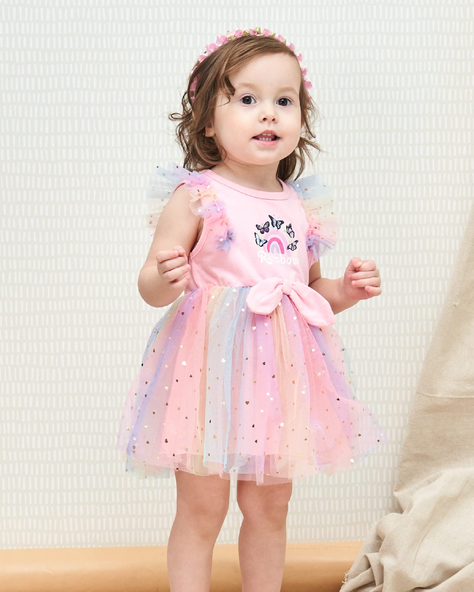 Mioglrie Baby Girl Summer Dresses - Cute Tutu Outfits for Infants & Toddlers | Perfect for Birthday Parties, Photo Shoots & Playtime