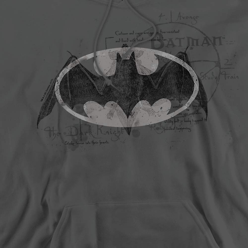 Trevco Batman Arcane Bat Logo Unisex Hoodie for Men & Women | Soft Cotton Pullover Sweatshirt for Casual Wear, Cosplay & Comic Con
