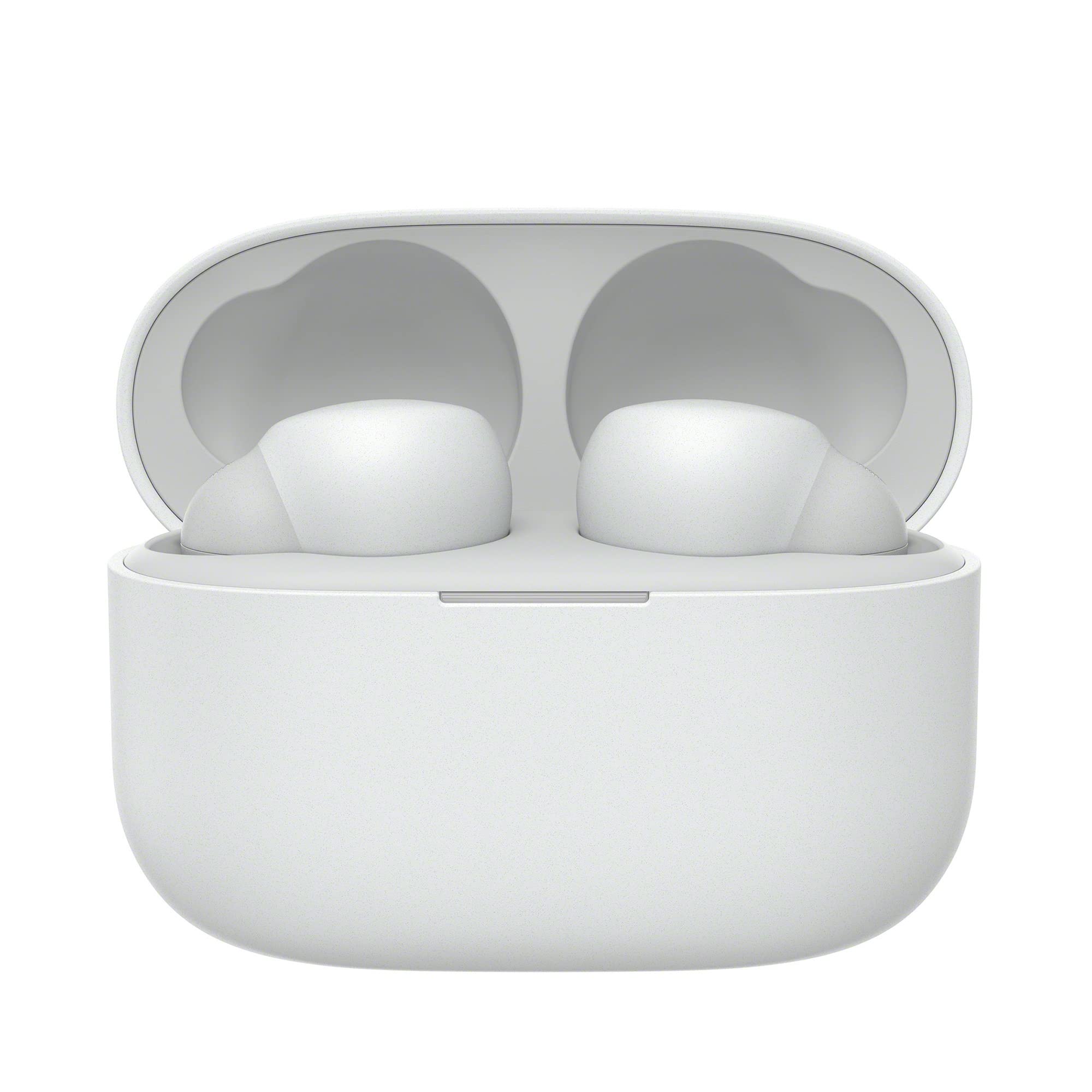 Sony LinkBuds S Truly Wireless Noise Canceling Earbuds with Charging Case - White | Bluetooth 5.2 | IPX4 Waterproof | 20hr Battery Life | Perfect for Workouts, Commuting & Travel (2-Piece Bundle)