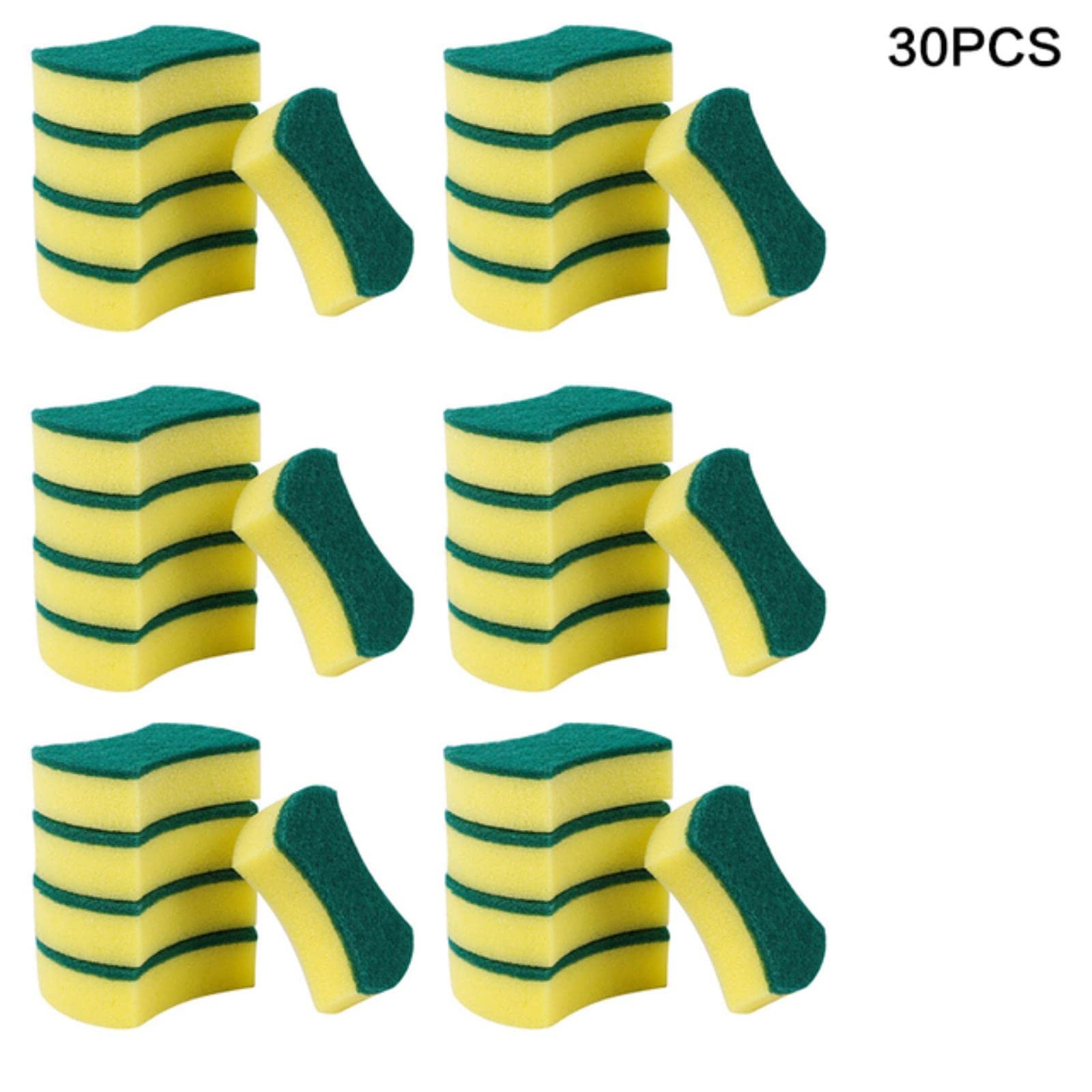 20/30pcs Nano Emery Magic Cleaning Sponges - Heavy Duty Dishwashing Sponge for Pots, Pans & Kitchenware - Rust & Stains Remover - Perfect for Home, Restaurant & Commercial Kitchen Cleaning