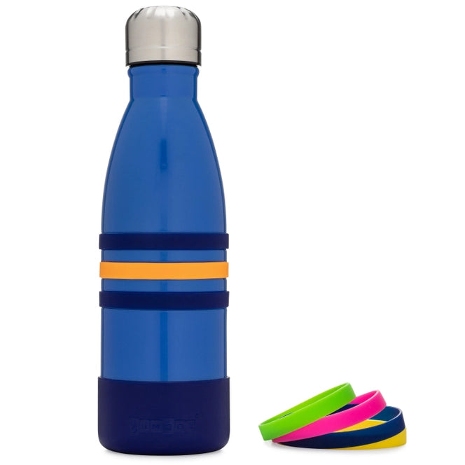 Yumbox 14 oz Stainless Steel Triple Insulated Water Bottle - Leak Proof, BPA Free, Keeps Drinks Cold 24Hrs/Hot 12Hrs - Perfect for School, Gym, Hiking & Outdoor Activities