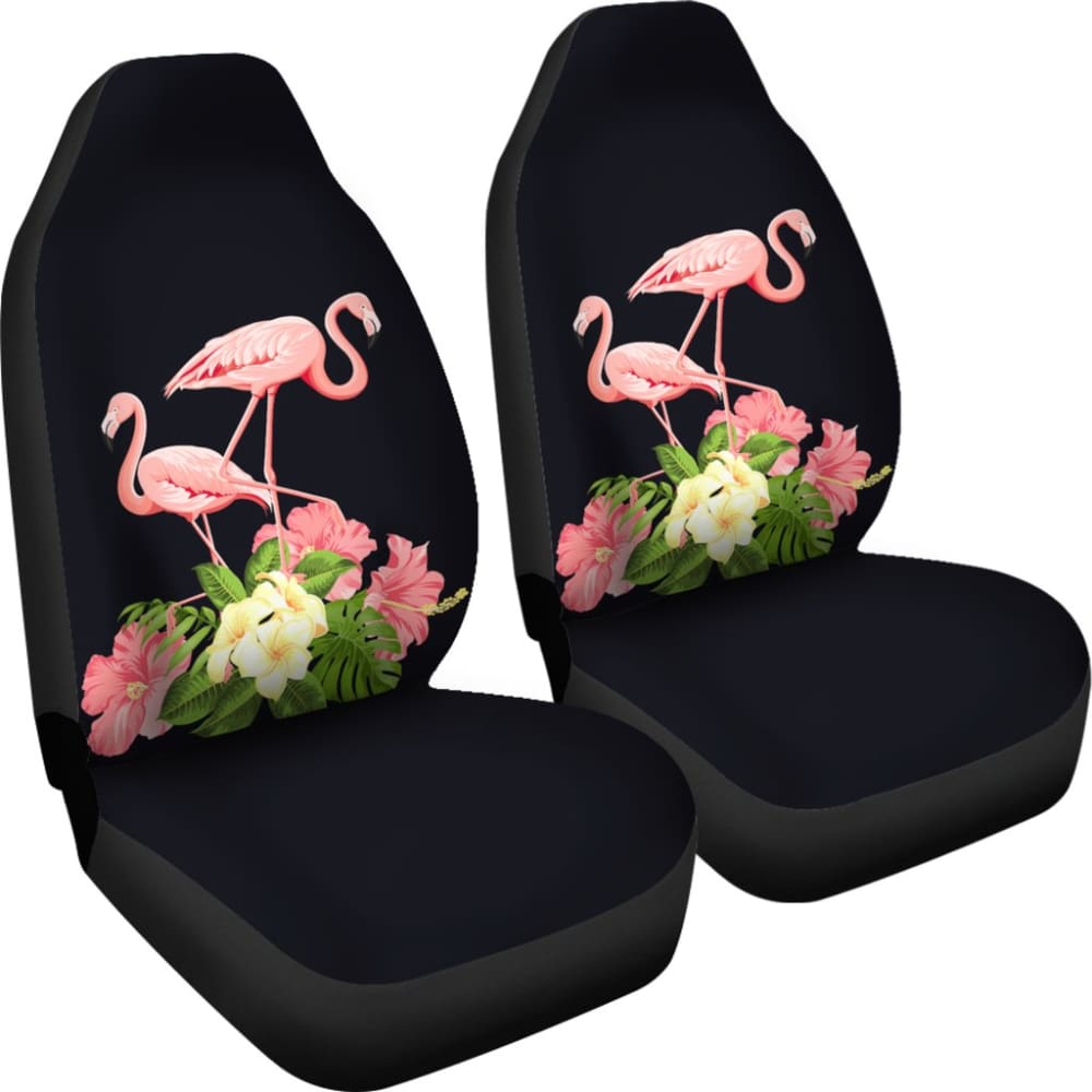 Premium Flamingo Print Car Seat Covers - Soft & Durable Universal Fit for Cars, SUVs, Trucks - Perfect for Flamingo Lovers & Tropical Theme Decor - Great for Road Trips, Beach Outings & Summer Adventures