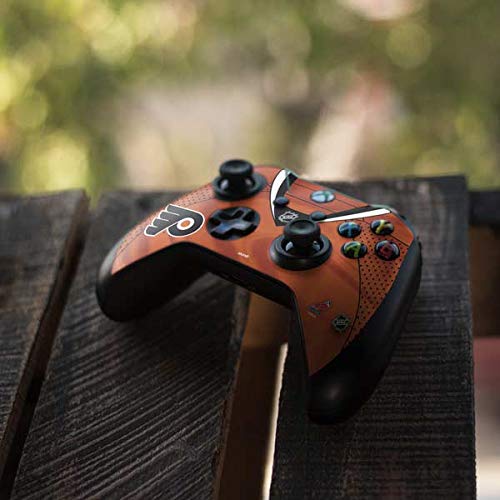 Officially Licensed NHL Philadelphia Flyers Jersey Design Gaming Skin for Xbox One S Controller - Custom Decal for Enhanced Grip & Style - Perfect for Gaming Enthusiasts & Sports Fans