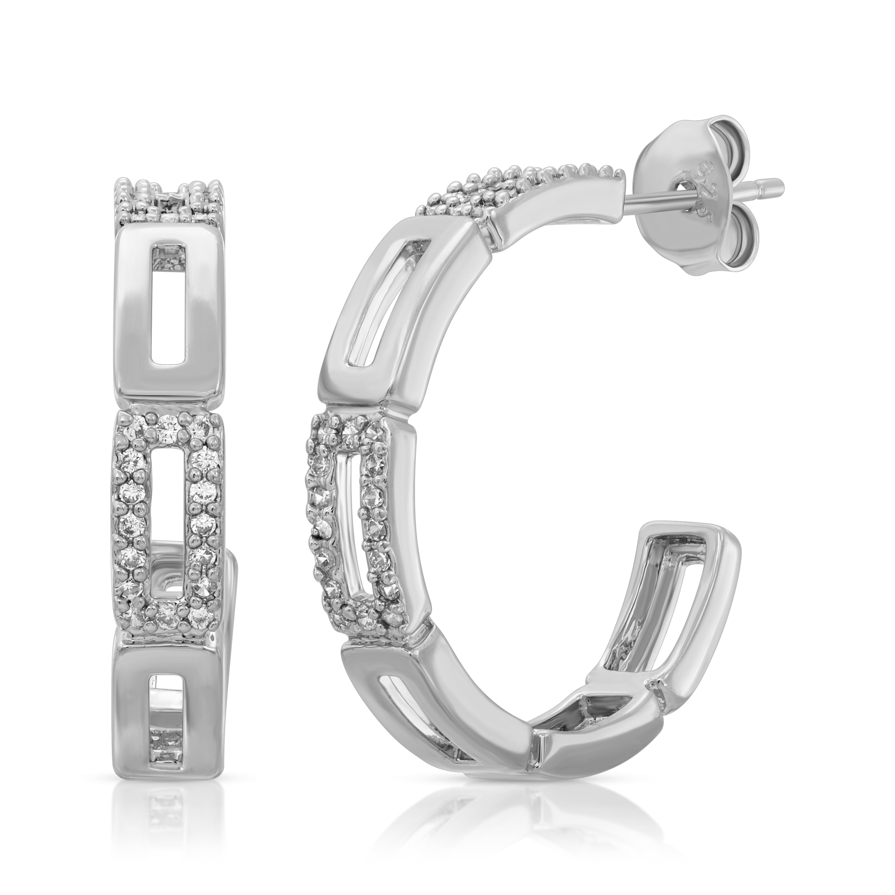 Sterling Silver Hoop Earrings for Women - 925 Silver Classic Circle Earrings - Dainty & Elegant Jewelry for Everyday Wear, Parties & Gifts